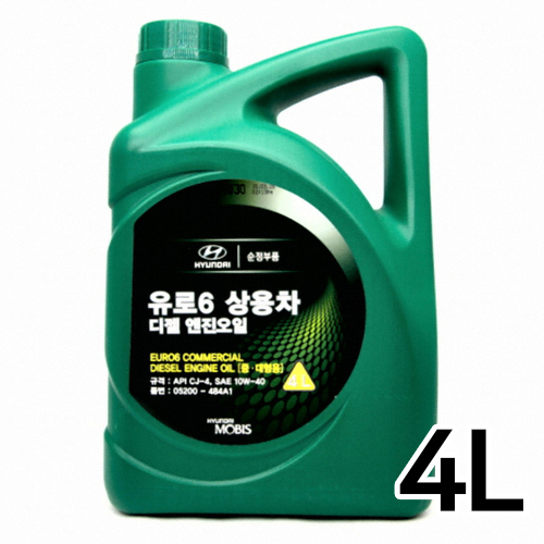 현대모비스 유로6 상용차 디젤 엔진오일 10W40 4L_이미지
