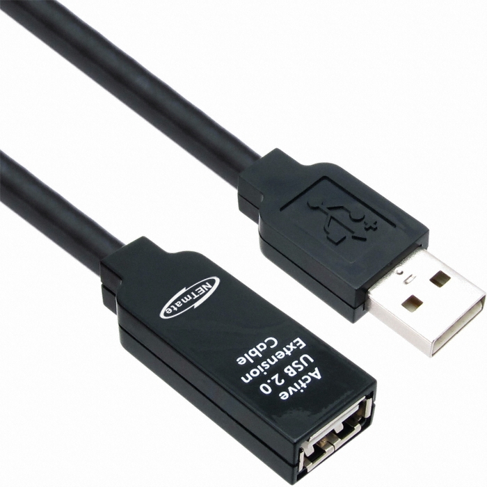 강원전자 NETmate CBL-203B USB 2.0 유전원 리피터 케이블 (10m)