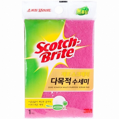 3M 스카치브라이트 제로스크래치 다목적 수세미이미지입니다. 누르면 해당 게시물로 새창이동합니다.