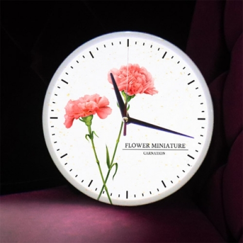 꾸밈 nf 시계액자25R_감사의마음카네이션 009-LED