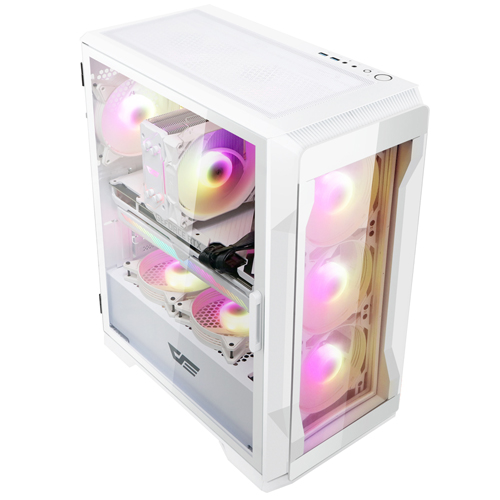 darkFlash DK500 DENEB RGB 강화유리 (화이트)_이미지