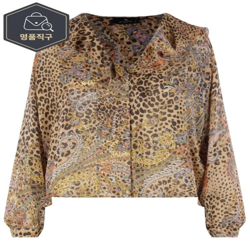 ANIMALPRINT 실크 블라우스 WRIA009499SA1N9X0826 B0301987049