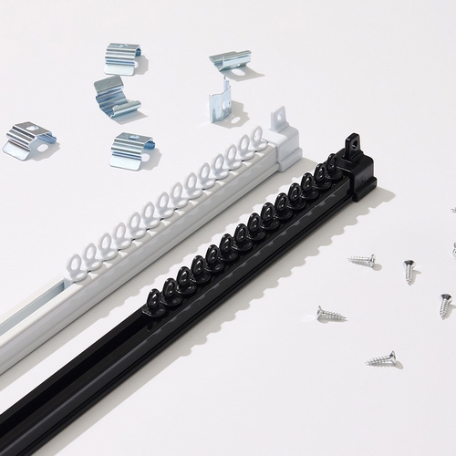 홈드레브 저소음 전착 커튼레일 16자 (320~480cm)_이미지