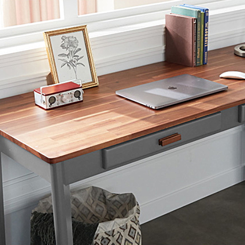 자연미인 에이드 원목 서랍 책상 1800 (180x60cm)_이미지