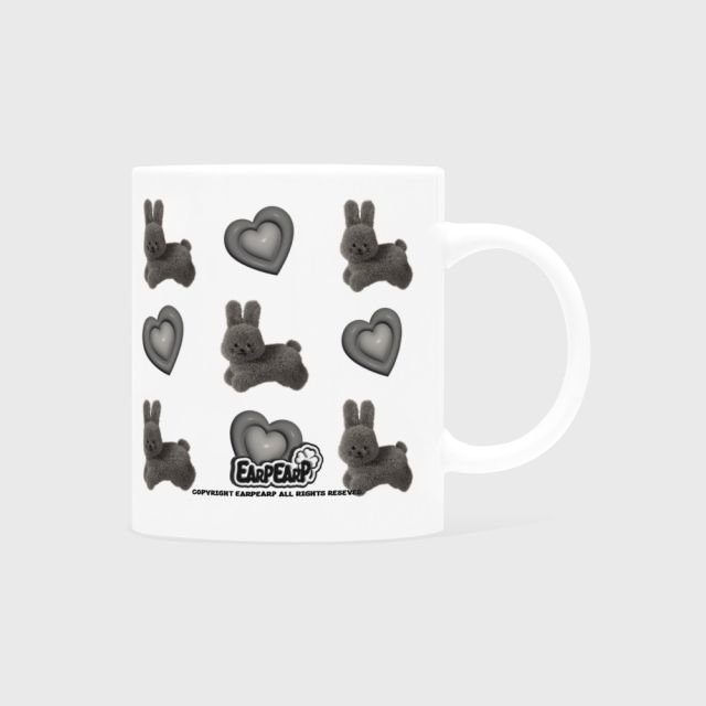 어프어프 HOPPING BLACK POPO 머그컵