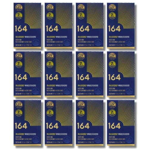뉴트리원 164 아스타잔틴7 루테인지아잔틴 500mg 30캡슐 (12개)_이미지