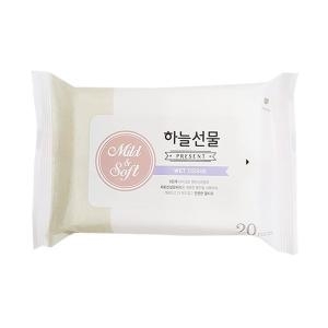 샤인 하늘선물 물티슈 리필형 20매