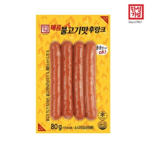 한성기업 매콤 불고기맛 후랑크 80g (20개)_이미지