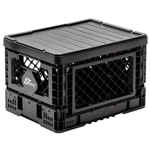 인팩글로벌 빅앤트 폴딩박스 25L+플라스틱캡 세트 (블랙)