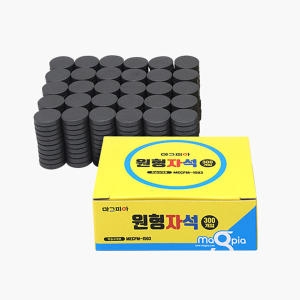 마그피아  학습 교재용 원형자석 1.5cm 300개입/000720/원자석/동전자석 MECFM-1503