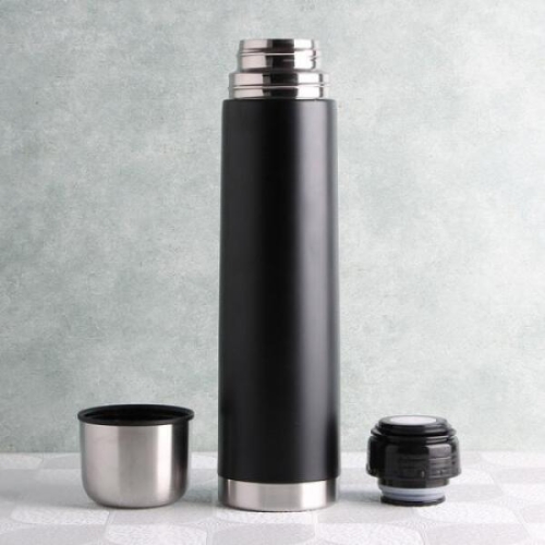 와인앤쿡 미니멀 블랙시티 보온병 1L