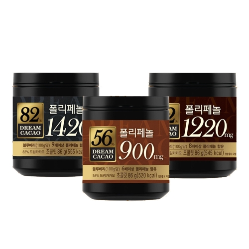 롯데제과 드림카카오 초콜릿 72% 86g (5개)