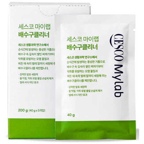 세스코 세스코 마이랩 배수구 클리너 40g 5개입 (3개)_이미지