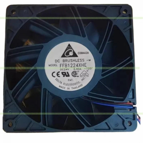 델타 FFB1224XHE 12038 24V 3.9A 4선 터보차저 강력 냉각팬H 1개