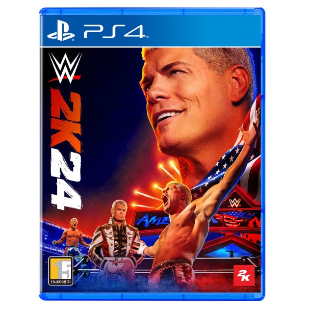  WWE 2K24 외국어판 PS4, 패키지디스크