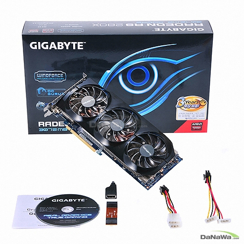 GIGABYTE 라데온 R9 280X UDV D5 3GB WINDFORCE 3X_이미지