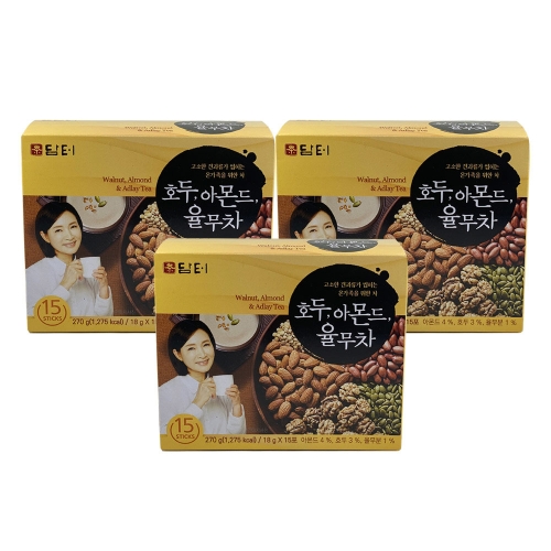 담터 호두 아몬드 율무차 15T (3개)