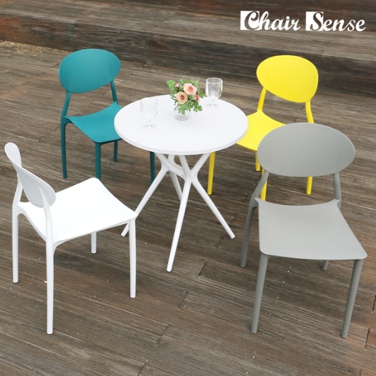 체어센스 퍼센트 야외 테이블 650 (로티의자2개)_이미지