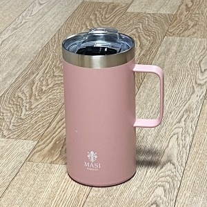 타파웨어 마사보냉 보온컵 머그 진공 텀불러 600ml 핑크_이미지
