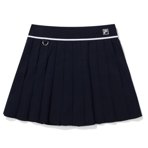 휠라 기능성 플리츠 스커트 FS2SKG2351F (INA, 잉크네이비)_이미지