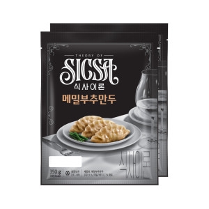 롯데웰푸드 식사이론 메밀부추만두 350g (2개)