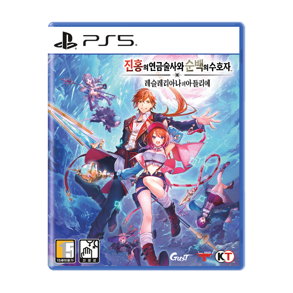 거스트 진홍의 연금술사와 순백의 수호자 레슬레리아나의 아틀리에 (PS5, 패키지디스크)