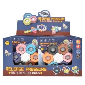 [불명] 팝핀 야광 피젯 스피너 12개 세트 788112 푸쉬팝 버블 블럭 블록_이미지