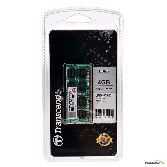 트랜센드 노트북 DDR3-1066 (4GB)_이미지