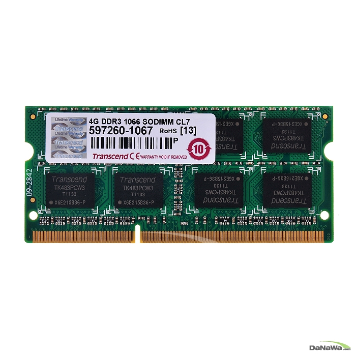 트랜센드 노트북 DDR3-1066 (4GB)_이미지