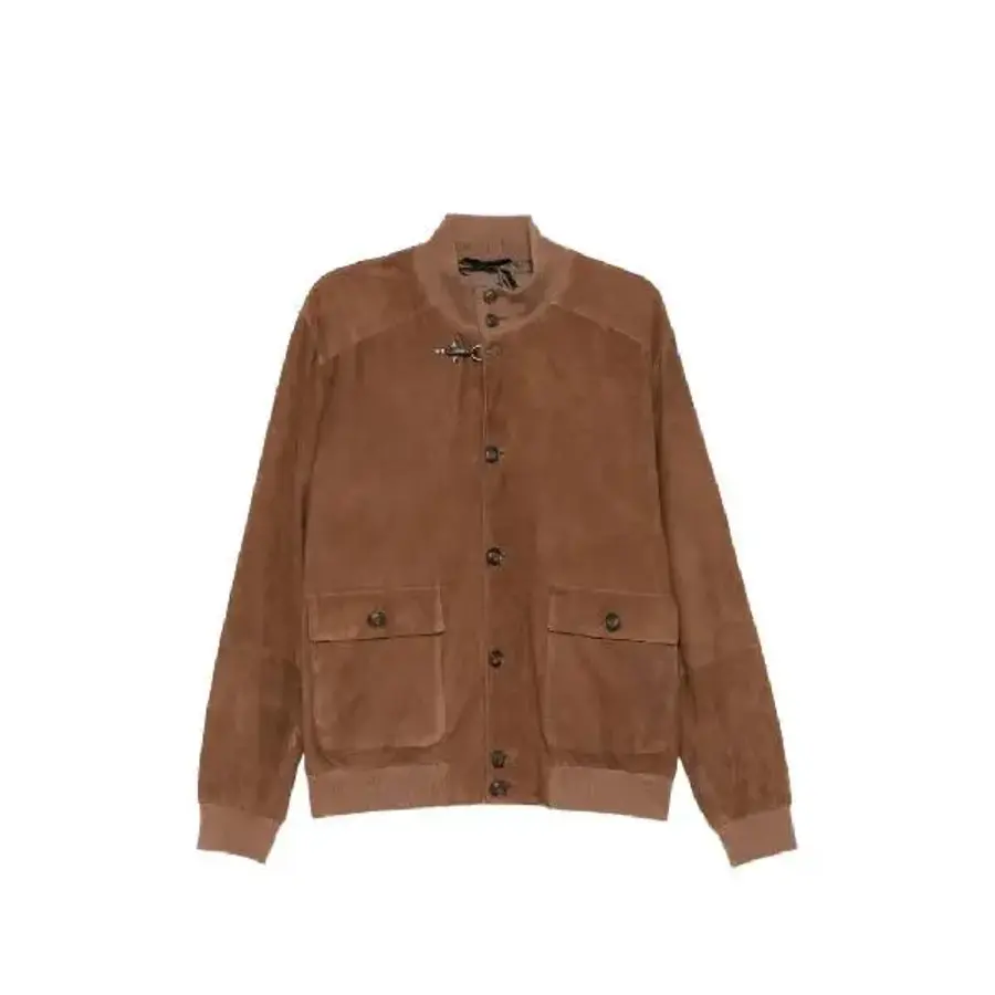 페이 버튼 업 스웨이드 재킷 NAM11520410 T