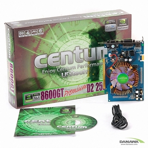 유니텍전자 지포스 8600GT CENTUM Premium D2 256MB_이미지
