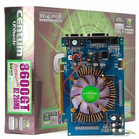 ���������� ������ 8600GT CENTUM Premium D2 256MB