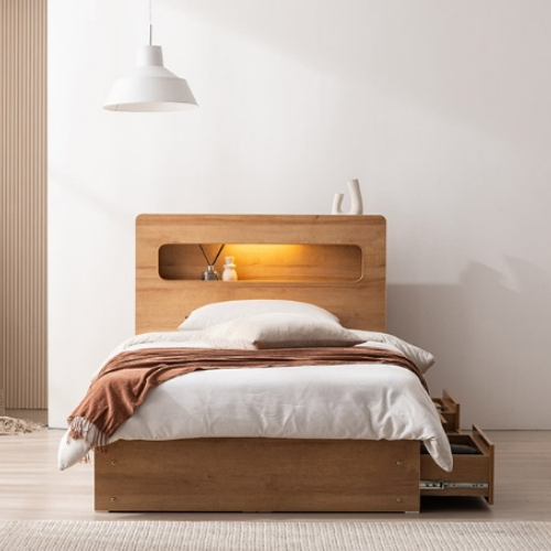 삼익가구 레이즈 4단 수납 LED침대 SS이미지입니다. 누르면 해당 게시물로 새창이동합니다.