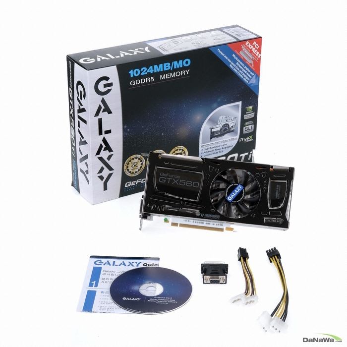 갤럭시 지포스 GTX560 Ti SOC White Edition D5 1GB_이미지