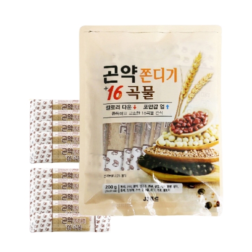 곤약 쫀디기 16곡물 10개입 200g
