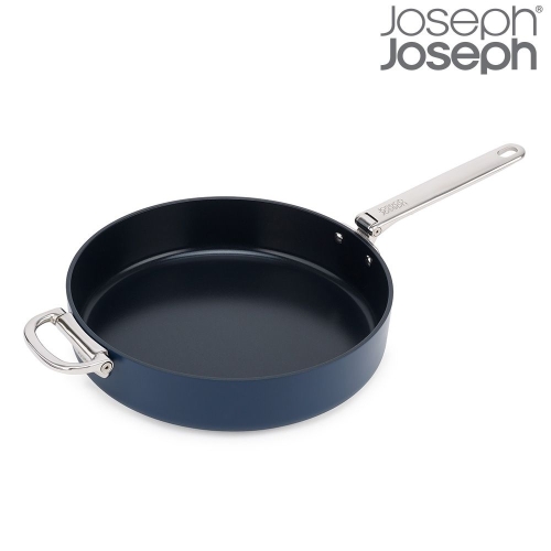 조셉조셉 스페이스 폴딩 핸들 세라믹 프라이팬 블루 (30cm)_이미지