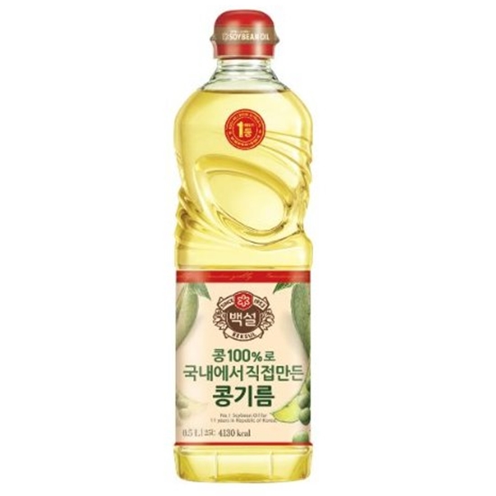 백설 콩기름 500ml (1개)_이미지