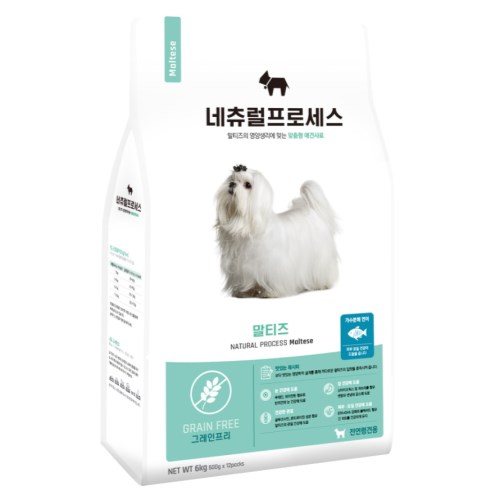대한사료 네츄럴프로세스 말티즈 6kg이미지입니다. 누르면 해당 게시물로 새창이동합니다.