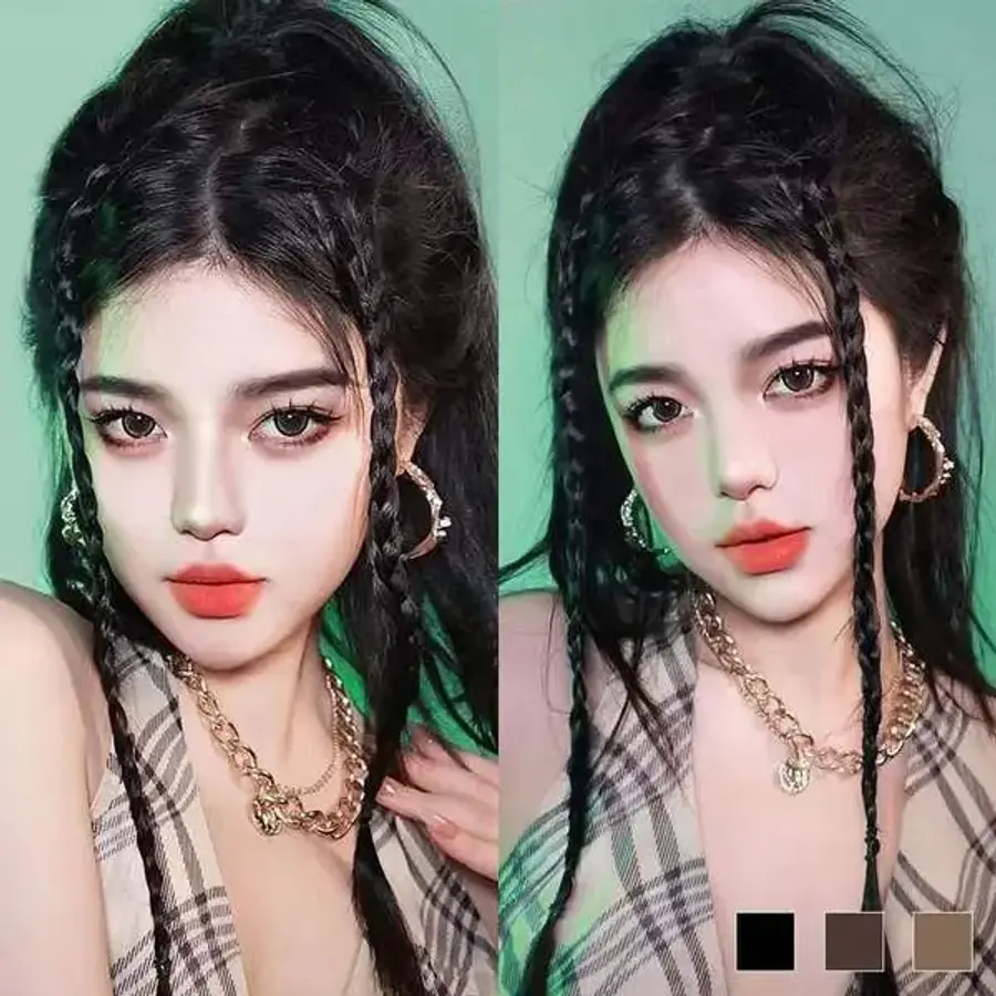 Y2K 312UNP73 더듬이 데일리 헤어피스 머리_이미지