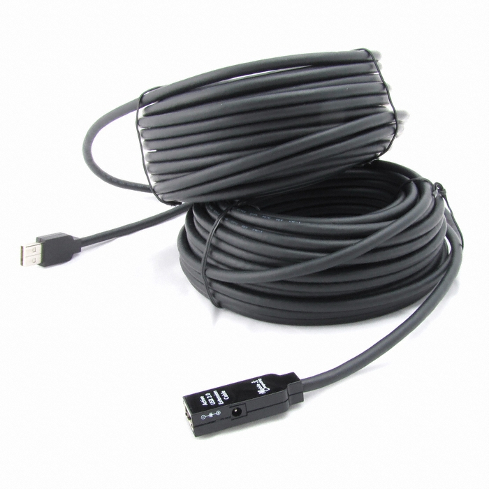 강원전자 NETmate CBL-203B USB 2.0 유전원 리피터 케이블 (15m)_이미지