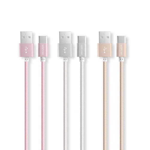 아이리버 C타입 메탈 데이터 케이블 (2m, 2개)_이미지