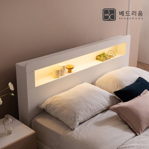 베드리움 유노이아 LED침대 Q (자카드독립)_이미지