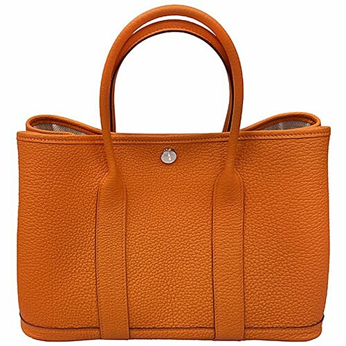 에르메스 명품 네곤다 카프스킨 가든 파티 30 백 오렌지 가방 H051568CK93 / TPM