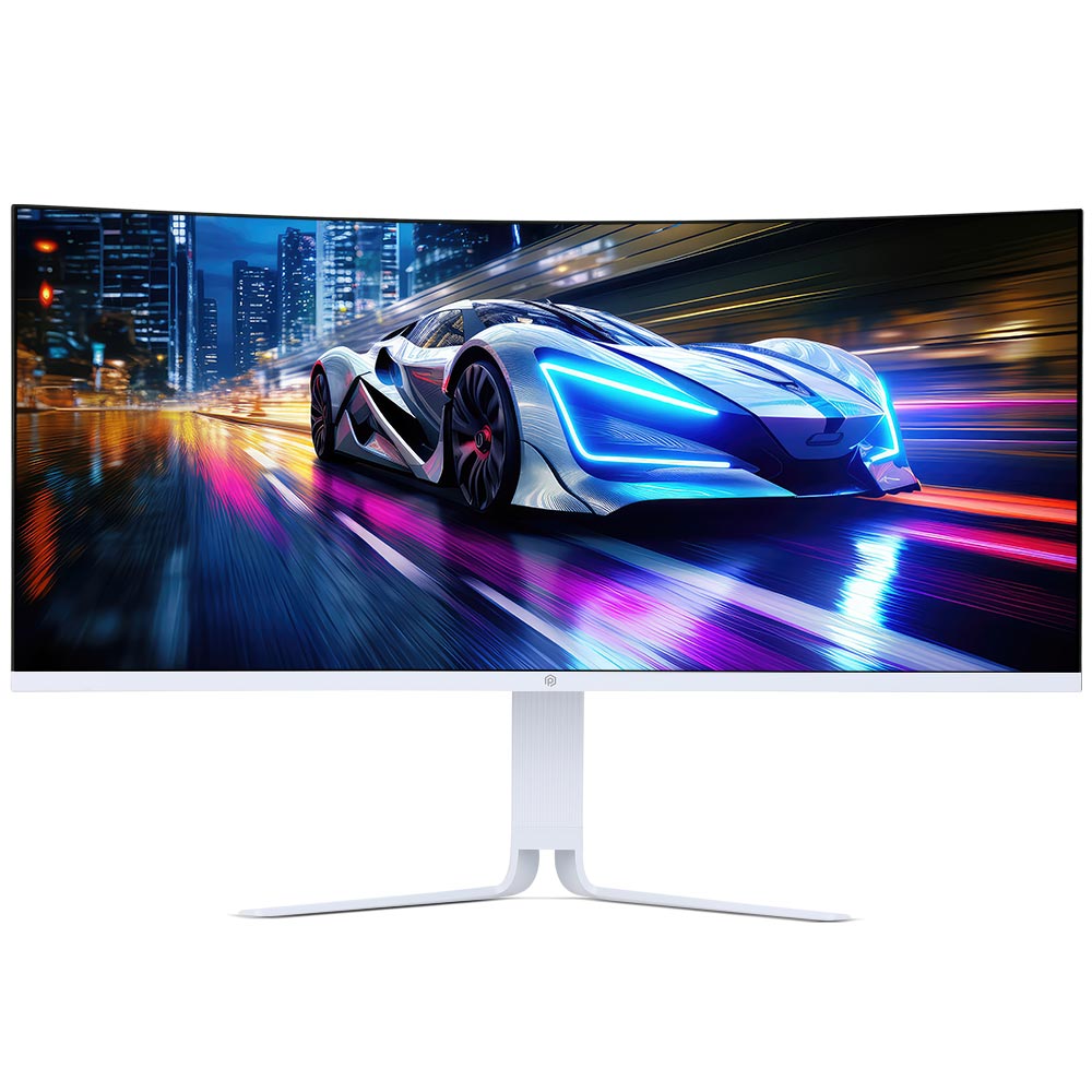 픽셀아트 PIXELART X3418W 화이트 Fast VA 커브드 WQHD 게이밍 180_이미지