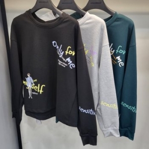 나인마이너스투 여성 긴팔티셔츠LN3TF633_이미지