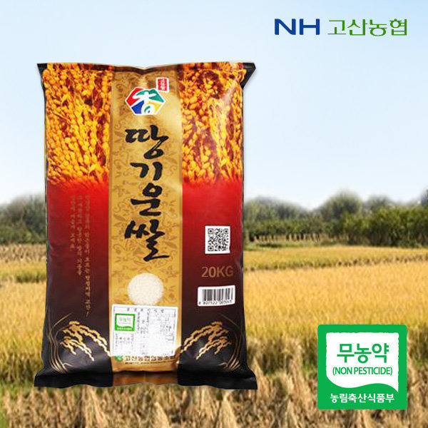 2025 햅쌀 땅기운쌀 신동진 보통등급 20kg