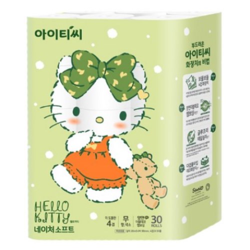  헬로키티 네이처 소프트 20m (30롤) [2팩]