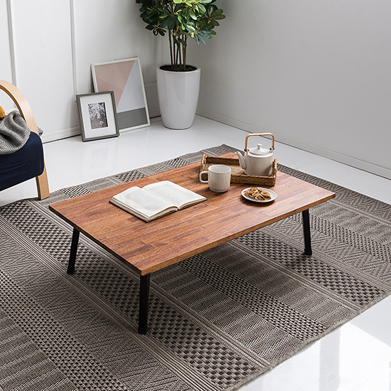 미즌하임 멀바우 접이식 좌식 테이블 1200 (120x60cm)