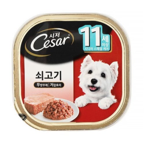 한국마즈 시저 11세이상 쇠고기 100g (9개)