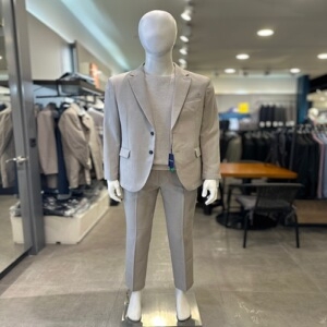 베이지 폴리 고신축 셋업 자켓 AKC25682B ecj_이미지